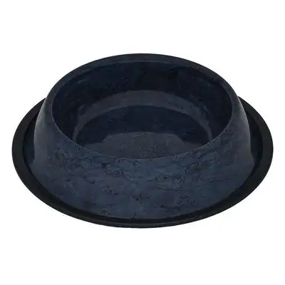 Купить tappi Катора миска металлическая с нескользящим покрытием для собак и кошек, черный гранит