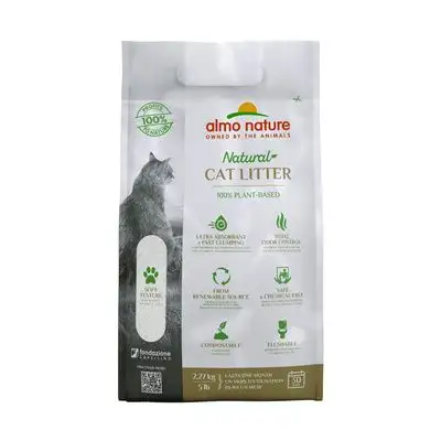 Купить almo nature cat litter наполнитель для кошек 100% натуральный биоразлагаемый комкующийся 