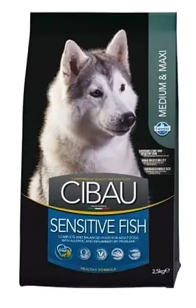 Купить farmina cibau sensitive medium & maxi сухой корм для собак средних и крупных пород с чувствительным пищеварением с рыбой