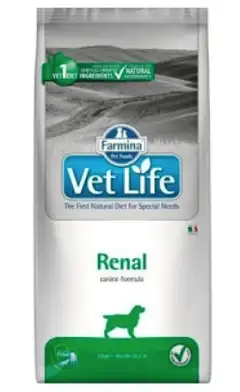 Farmina Vet Life renal сухой корм для взрослых собак всех пород при заболеваниях почек