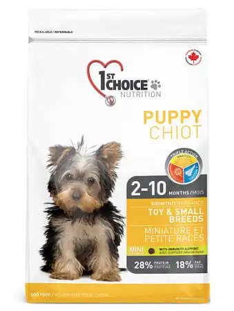 Купить 1st choice puppy toy & small breeds сухой корм для щенков декоративных и мелких пород с курицей