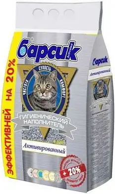 Барсик наполнитель для кошек впитывающий “Активированный”