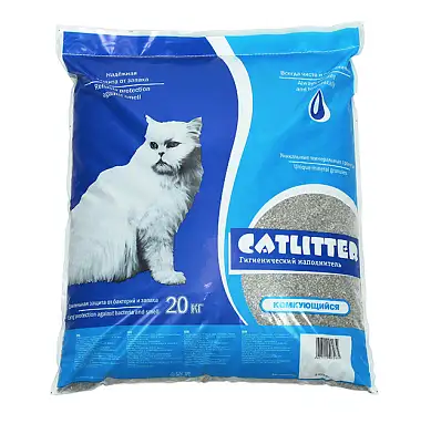 Cat litter наполнитель для кошек комкующийся